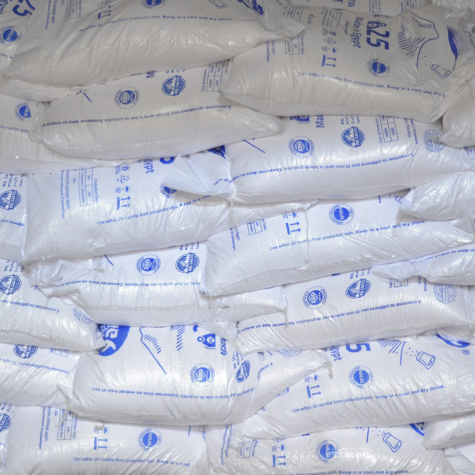 Yamy Salt 25kg packaging salt plastic packing table salt packaging 25kg Salt Quality Egyptian product Purity Top grade